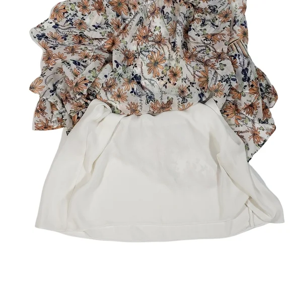 Max Studio Floral Ruffled Dress Size XS Maxi - Picture 7 of 12